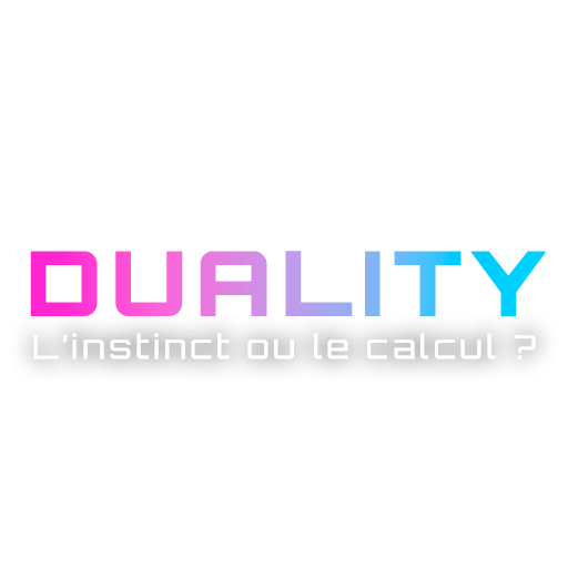 Logo officiel DUALITY — jeu de stratégie ANIMA vs MACHINA